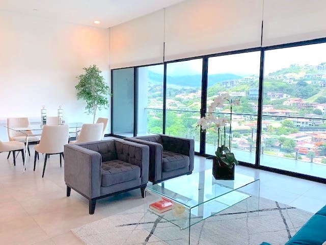 FURNISHED 3 BEDROOM PENTHOUSE IN  EXCLUSIVE CONDO IN GUACHIPELIN ESCAZU – NJA942