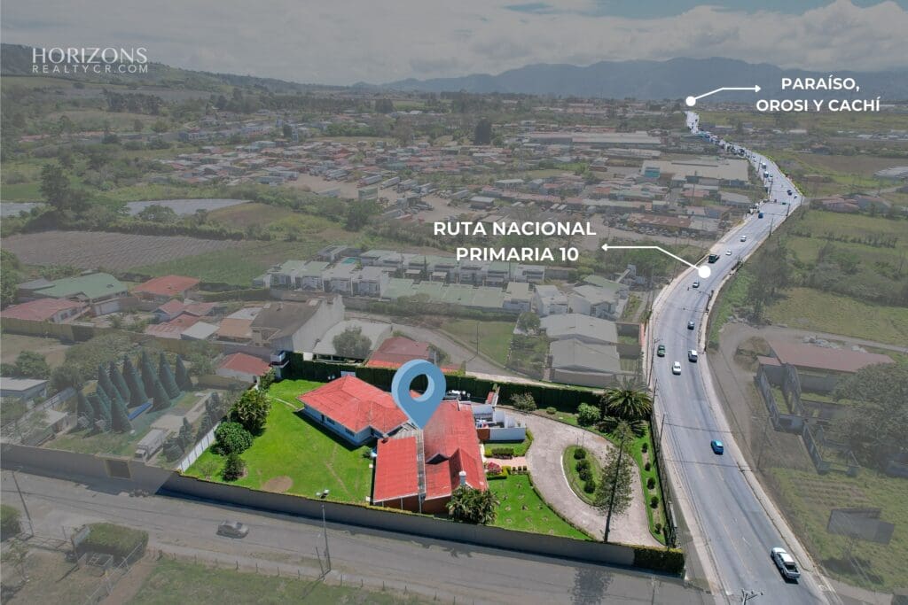 PROPIEDAD COMERCIAL CON CASA FRENTE A CARRETERA NACIONAL PRIMARIA 10 OREAMUNO CARTAGO NJC01