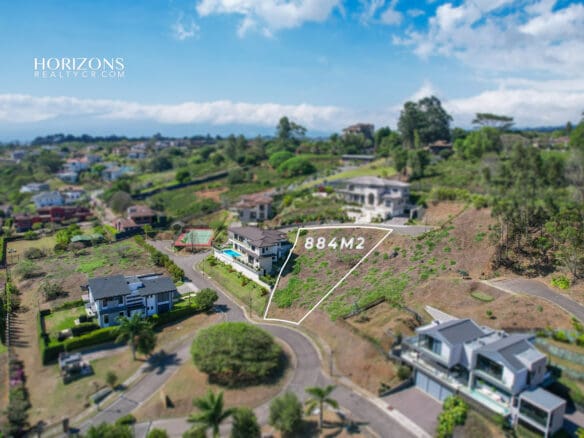 Lote 884M2 Con Espectacular Vista A Las Montañas Colinas De Monte Alegre Condominio La Ceiba Nja1229