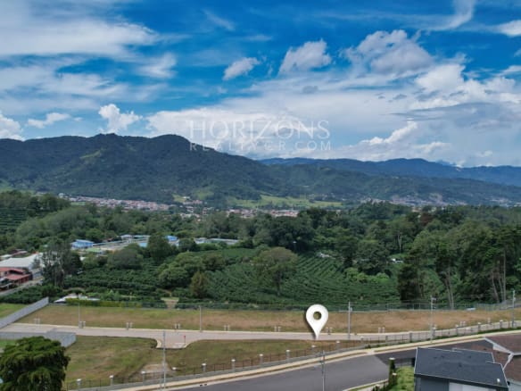 Lote En Venta Condominio Casa Hacienda Con Vistas A La Montaña Dulce Nombre 176M2 Nja1296