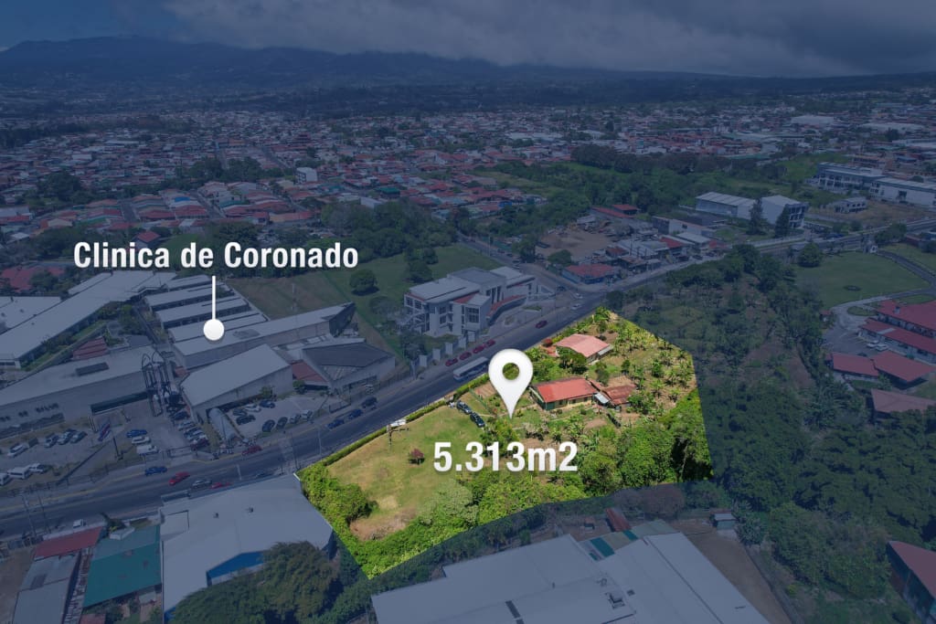 Terreno De 5.313M2 Con Vista Al Valle Ideal Para Desarrollo Excelente Ubicación En  Coronado Hcr38