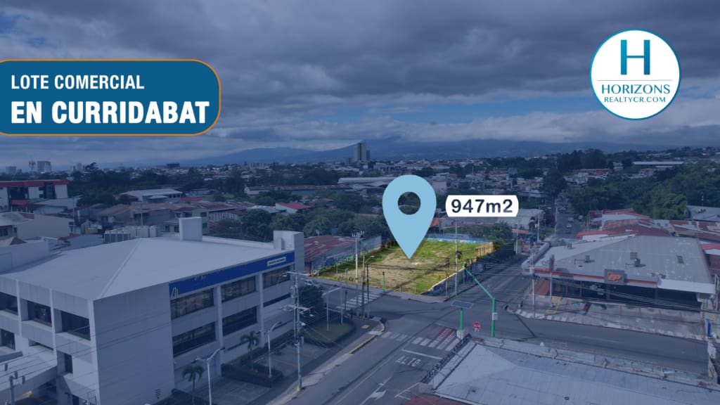 Se Vende Lote Esquinero En Curridabat Centro 947 M² Frente A Banco Nacional Uso Comercial Nja1330