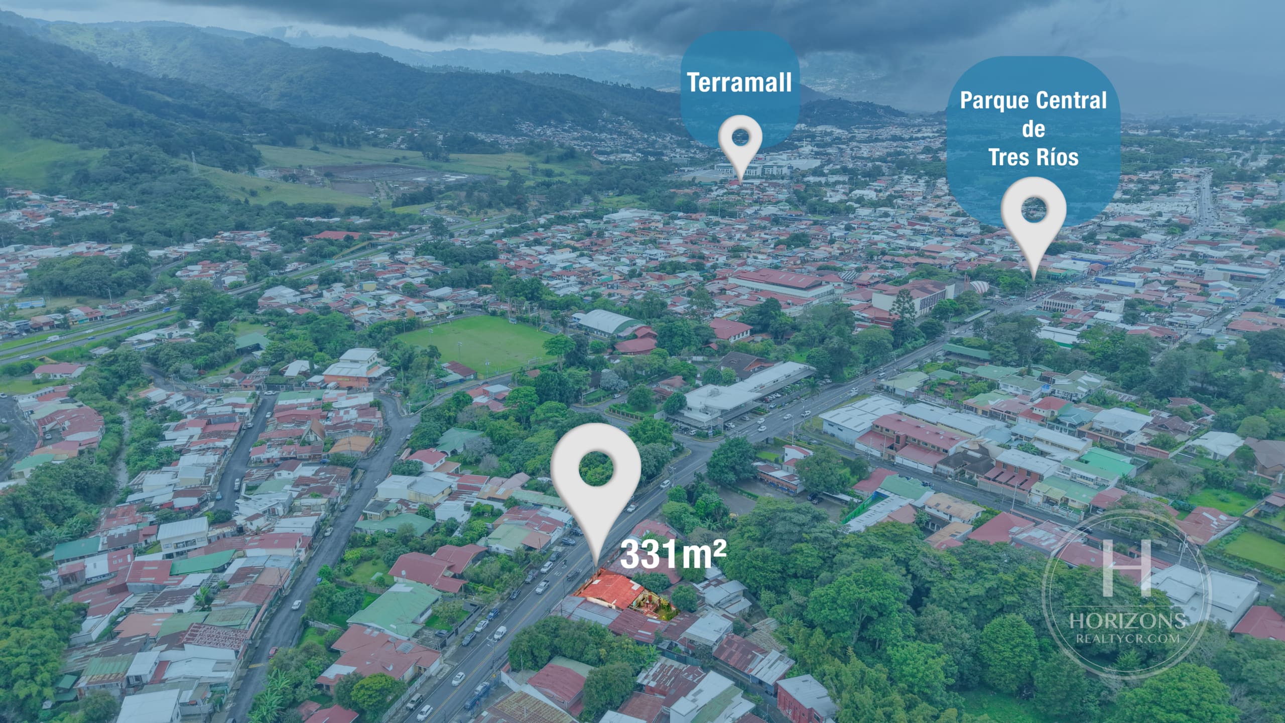 Se Vende Lote En Tres Ríos Centro De 331 M² Con Potencial Residencial Y Comercial Frente A Calle Principal Noj1234Dm