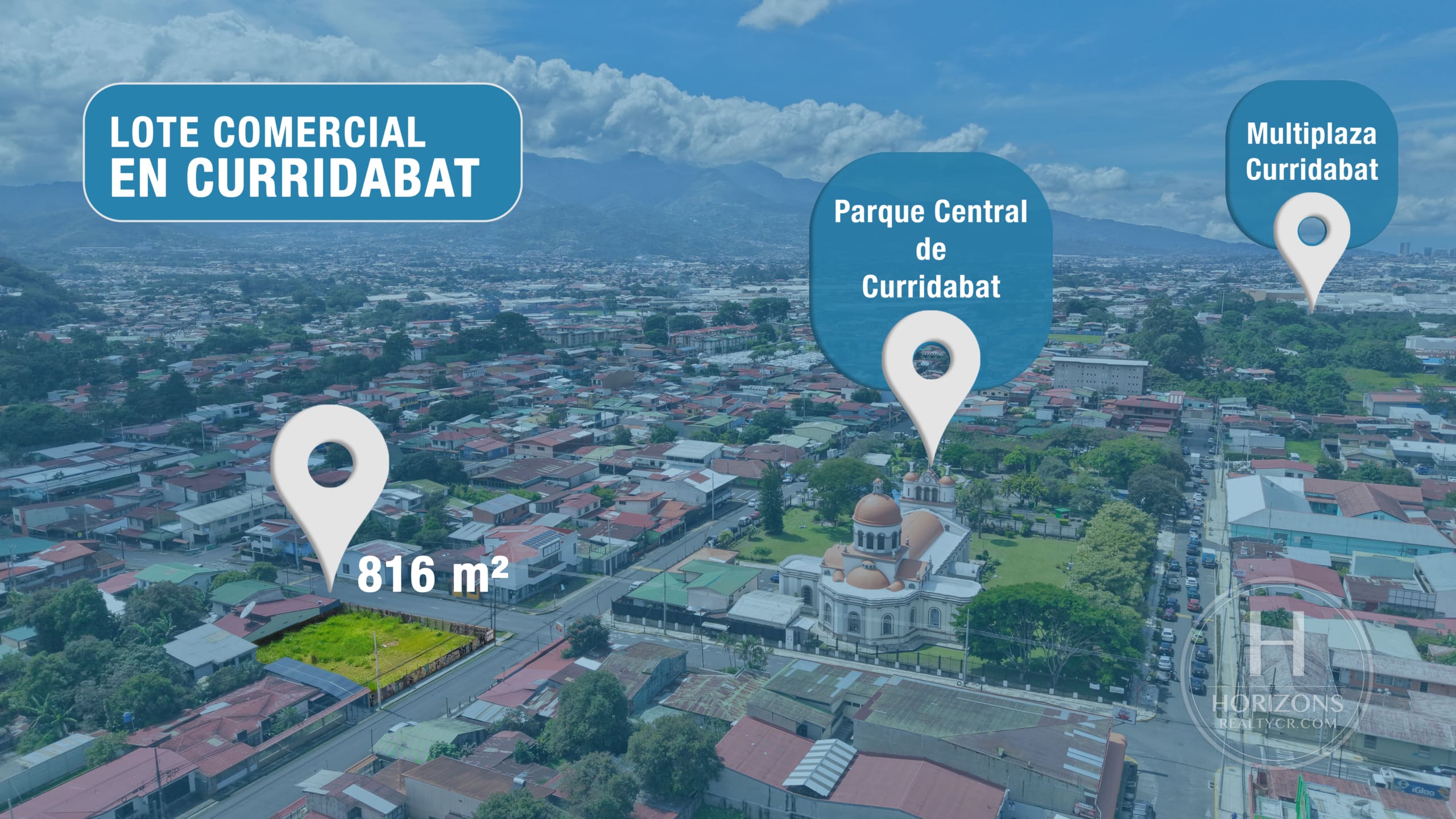 Lote en Venta en Curridabat Centro 816 m² con Uso Mixto y Alta Exposición noj1230or